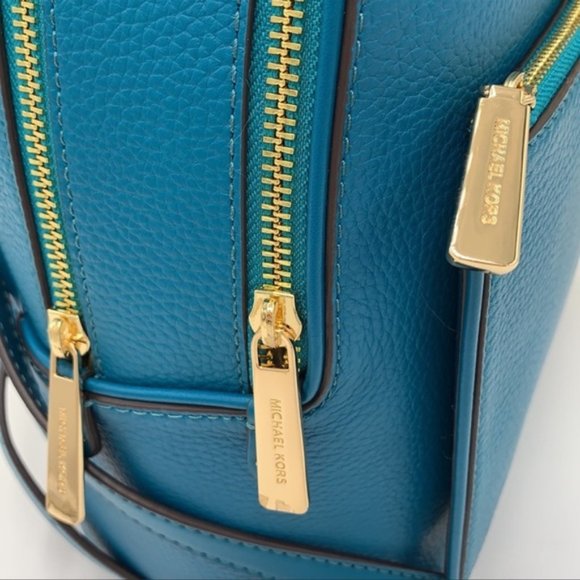 Michael Kors Adina Medium Backpack Leather Lagoon - Picture 11 of 16